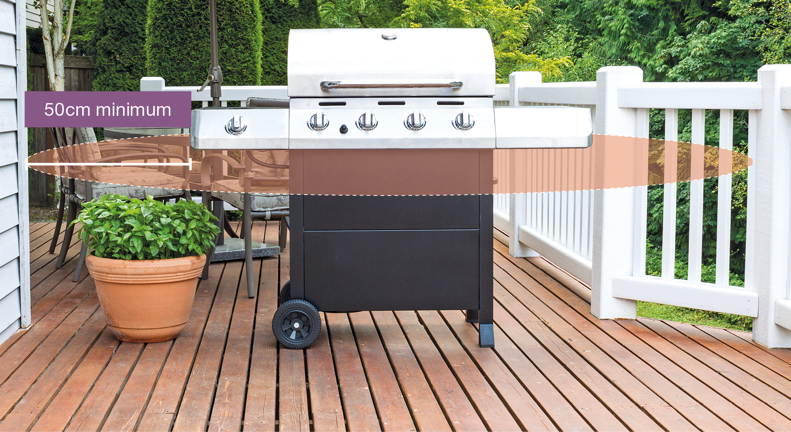 BBQs outdoors