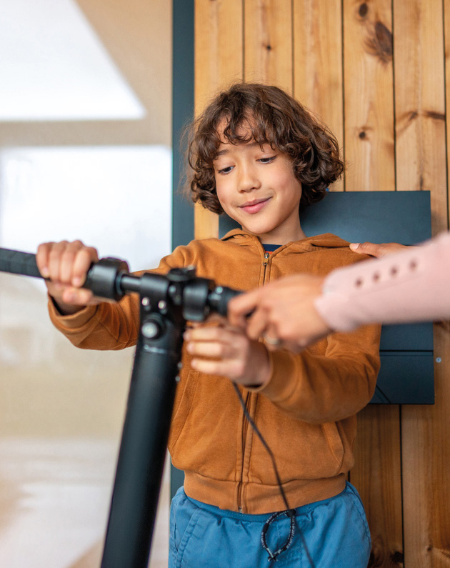 Lithium battery scooters